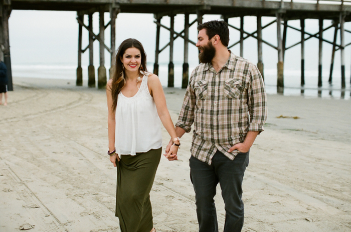 JL Photographers-Beach Engagement on Film-16